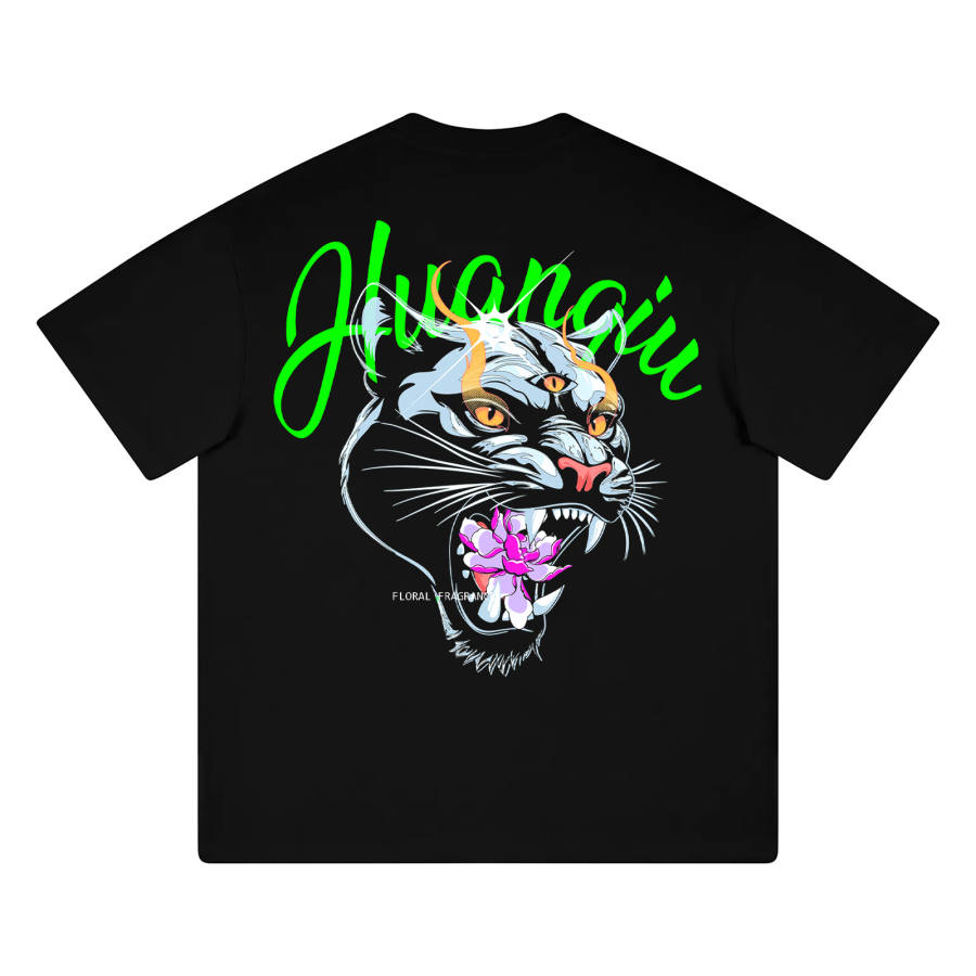 HUANQIU T Shirts Unisex Crew Neck Moderate Heavyweight