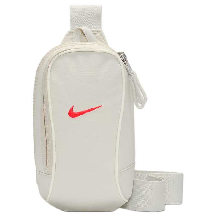 Nike Nike Sportswear Essentials Fabric Sling Bag Unisex White & Dark Red