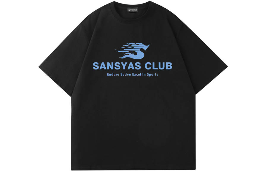 SANSYAS T Shirts Unisex Crew Neck Moderate