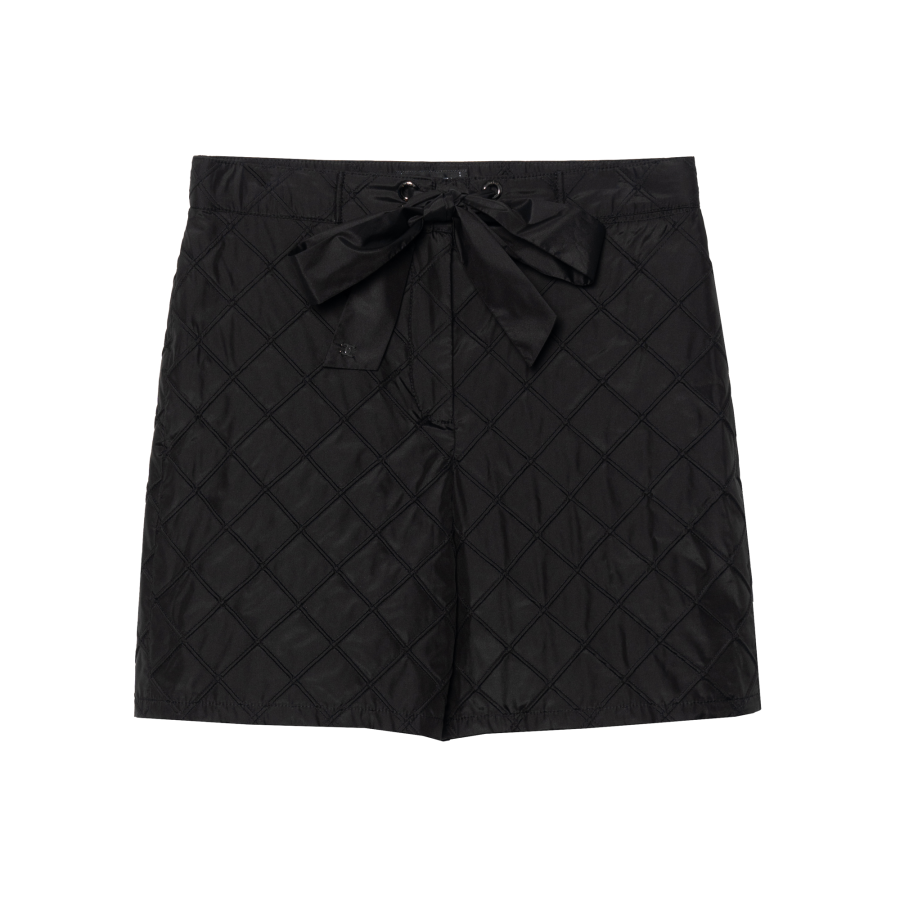 CHANEL 25M Coco Beach Collection Taffeta Casual Shorts Women's Black