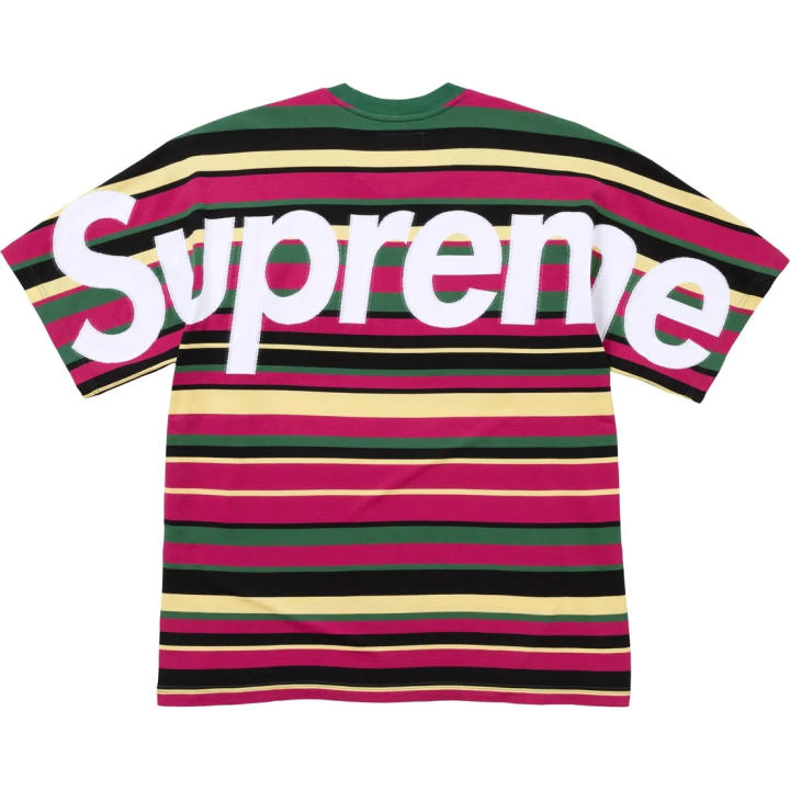 Supreme Supreme Intarsia "SS 25 Navy" T-shirt