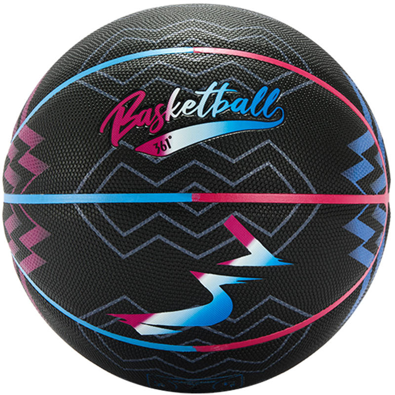 361° Night Ash Pu Basketball Black Red Size 7 Ball Training Competition Unisex China Mainland Version
