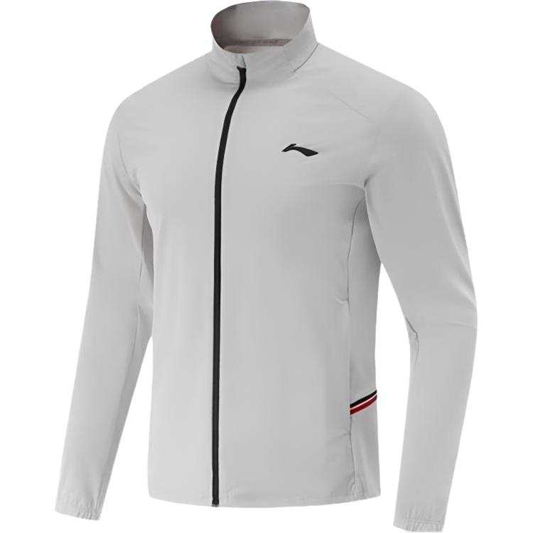 Li-Ning Li Ning Jackets Men's Gray Stand Collar Moderate Other
