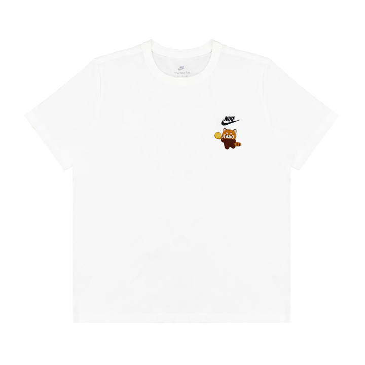 Nike Nike Swoosh T Shirts Unisex White Crew Neck Moderate Straight Fit