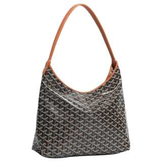 GOYARD Bohème Hobo Canvas With Leather Shoulder Bag Combo Bag Shoulder Bag Women's Brown
