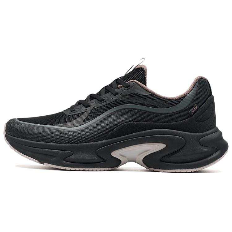 XTEP Breathable, Lightweight Coverage Low top Casual Running Shoes Women's Black Purple