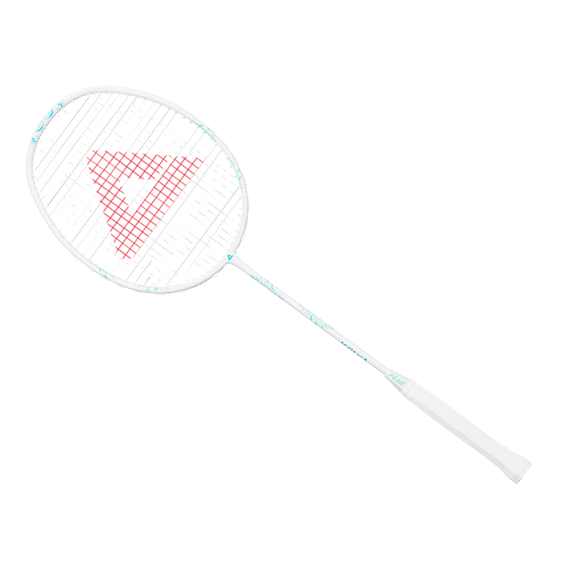 PEAK Full Carbon Badminton Rackets Control Type All around Defense Entry level 675mm Unisex 5U/G5 Moon White