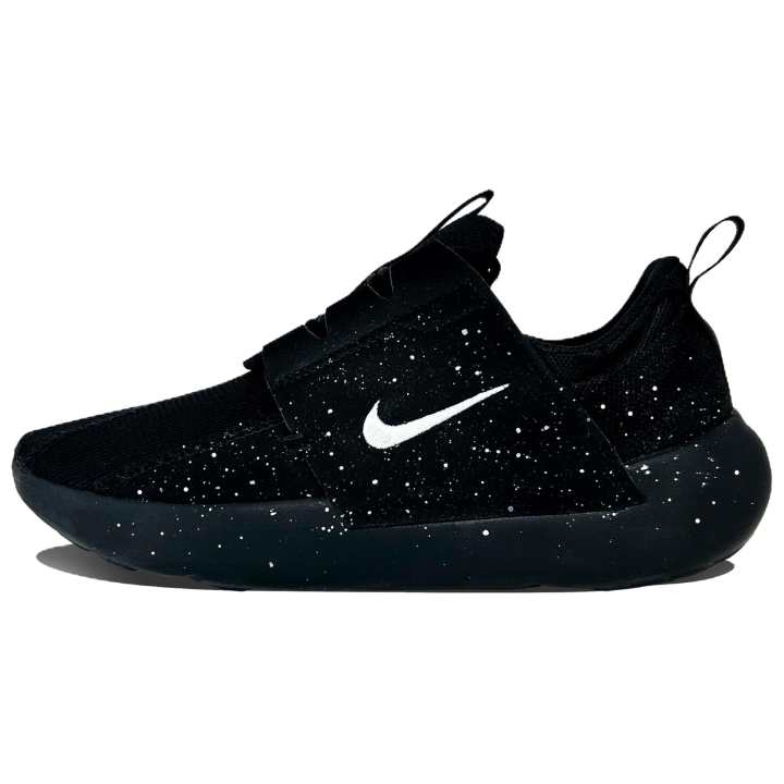 Nike Nike E Series AD Commute Black, Ink Splatter, Breathable Mesh Low top Casual Shoes Men's Black