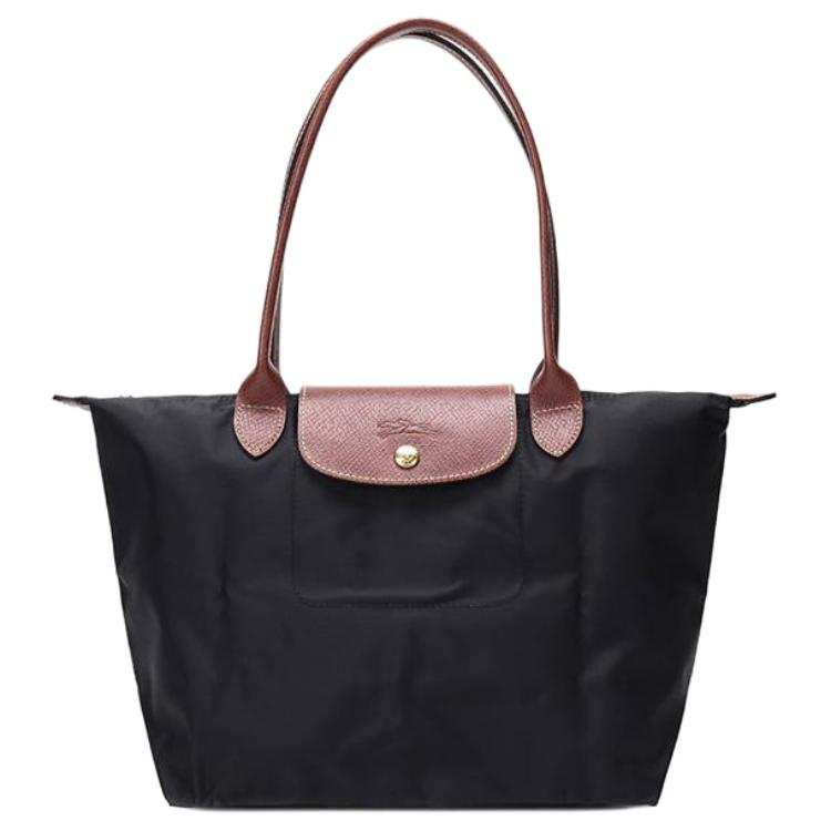 LONGCHAMP Le Pliage Fabric Tote Bag, Shopping Bag, Dumpling Handbag, Shoulder Bag Women's Black