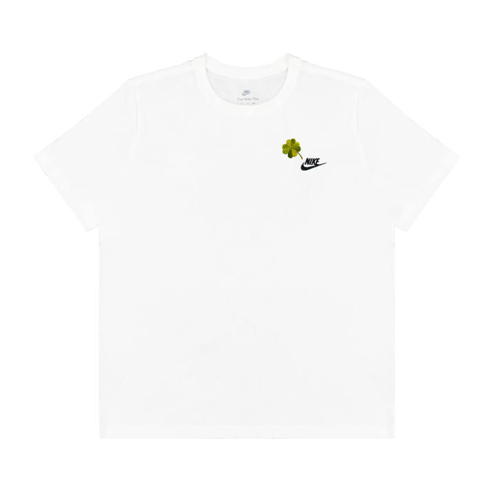 Nike Nike Swoosh T Shirts Unisex White Crew Neck Moderate Straight Fit