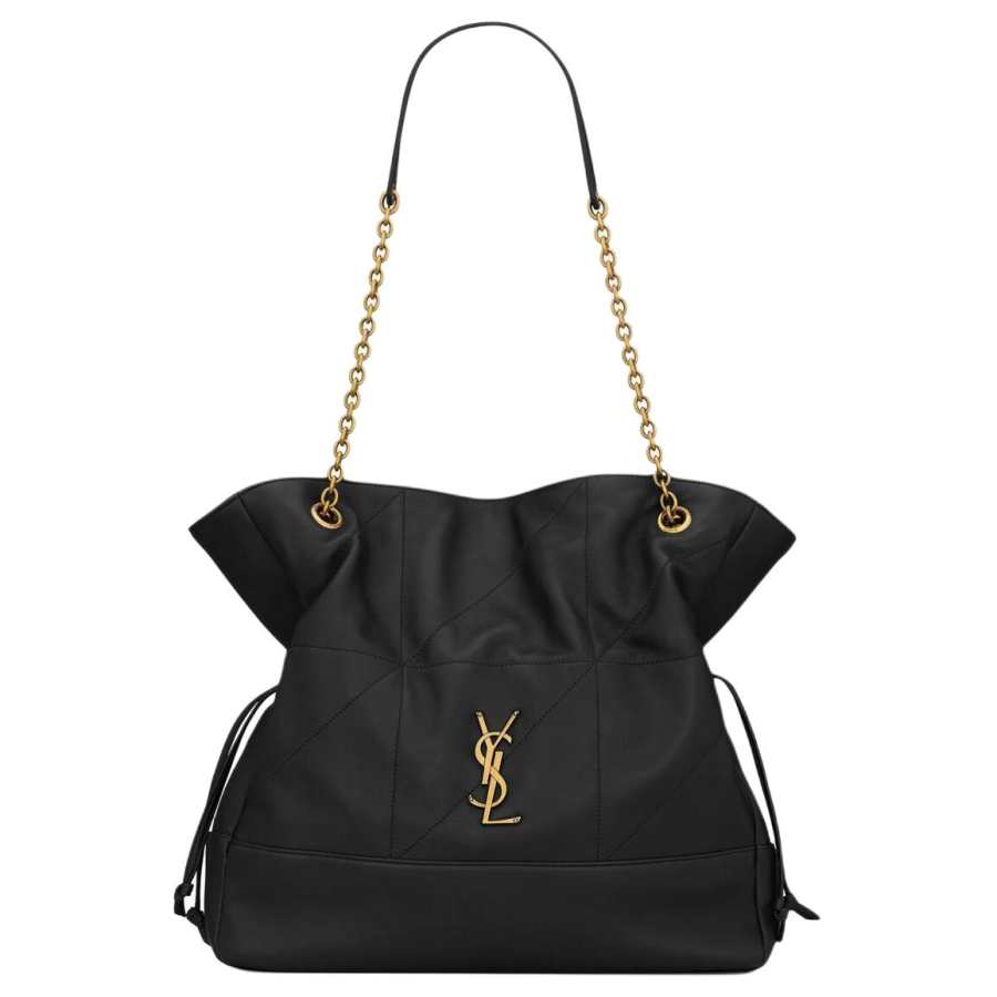 SAINT LAURENT JAMIE 4.3 Lambskin Large Shopping Bag Women's Black