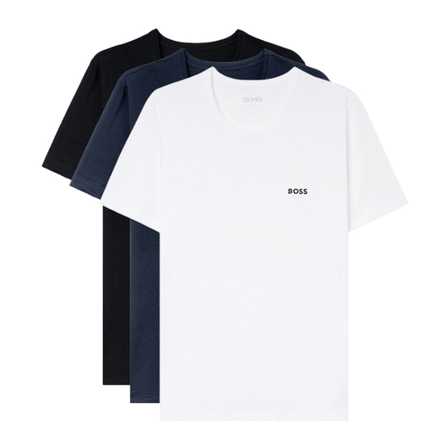 HUGO BOSS Boss Embroidered logo Detail T shirt