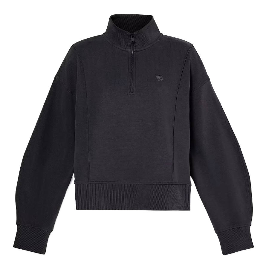 Timberland Sweatshirts Women's Black Stand Collar Moderate