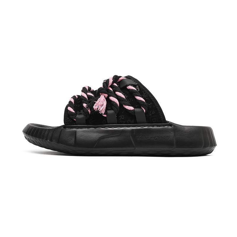 Angelmix Angelmi Abrasion Resistant Quick Dry Slide Slippers Men's Black