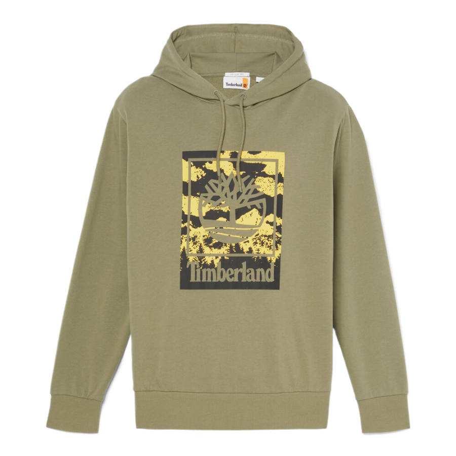 Timberland Sweatshirts Men's Brown Hooded Moderate Regular