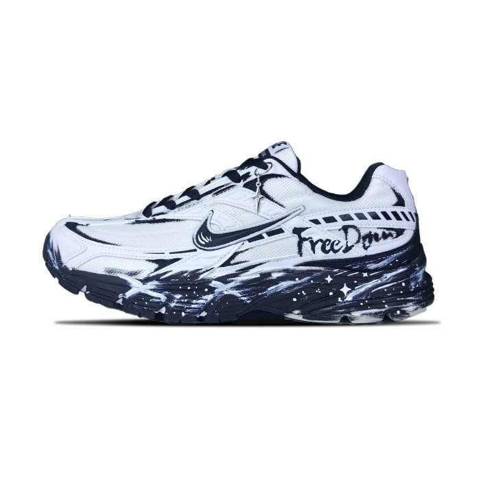 Nike Nike Initiator Abrasion Resistant Abrasion Resistant Low top Running Shoes Unisex Black White