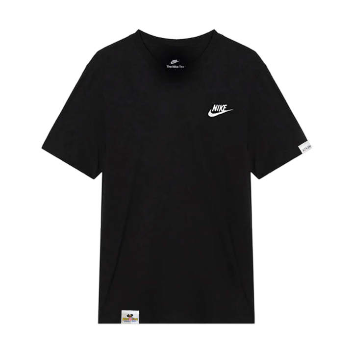 Nike Nike Dri Fit T Shirts Unisex Black Crew Neck Moderate Straight Fit