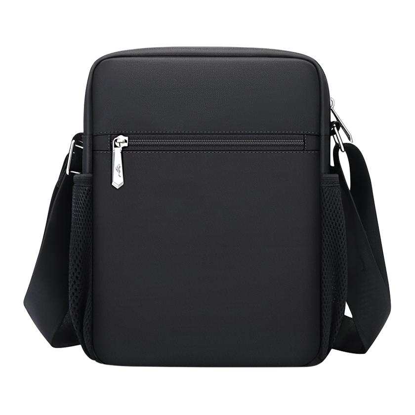 SEPTWOLVES Oxford Crossbody Bag, Shoulder Bag Regular Men's Black