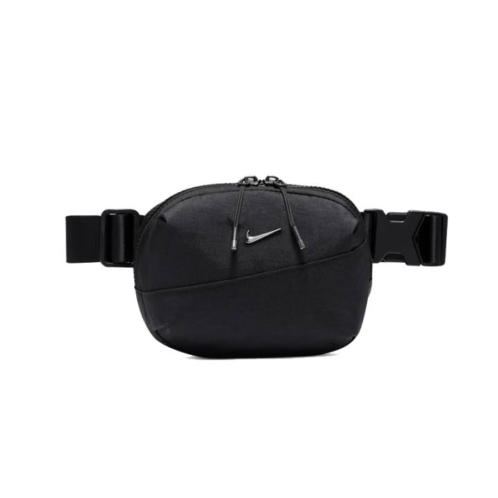 Nike Nike Zip Closure One Shoulder Fanny Pack Unisex Black