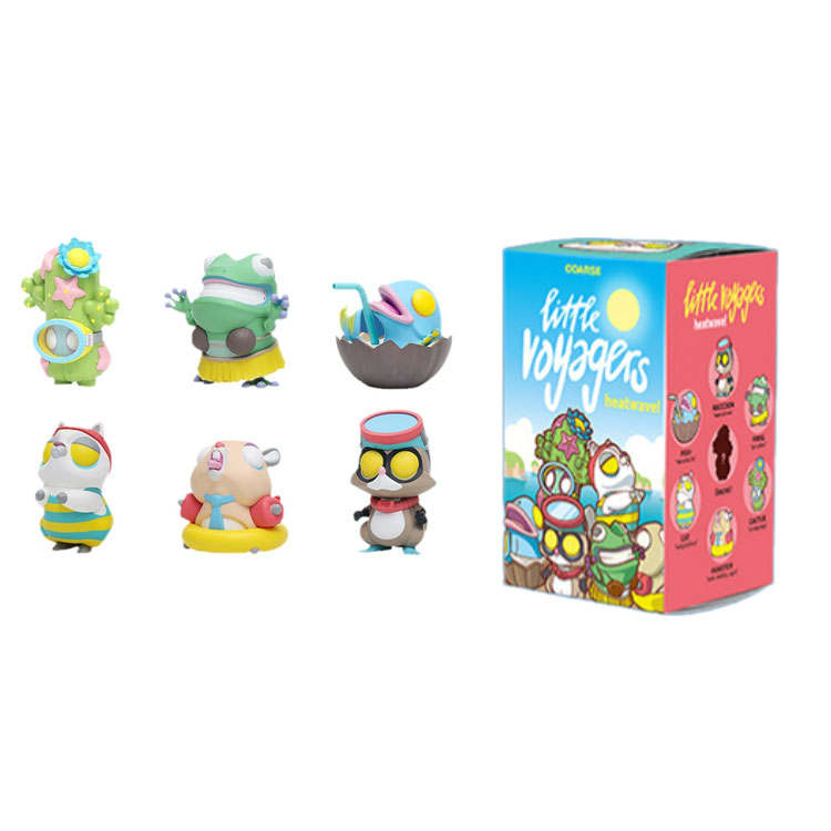 POP MART COARSE Little Adventurer Heatwave Collection Mystery Boxes Single Mystery Box/Full Box 6 Pcs