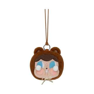 POP MART Cartoon Design Bag Accessory Unisex Brown