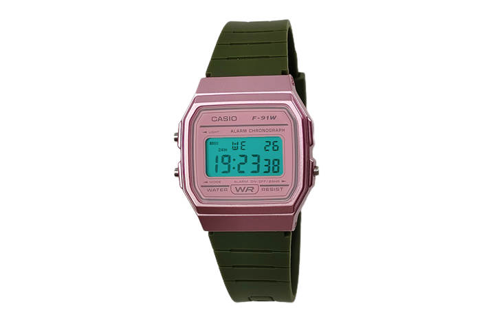CASIO CASIO Custom Collection Quartz Movement Resin Strap Watch Unisex Pink Watch Dial