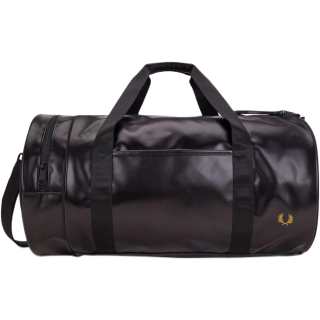 FRED PERRY 35L Polyester Travel Bag Unisex Black Gold