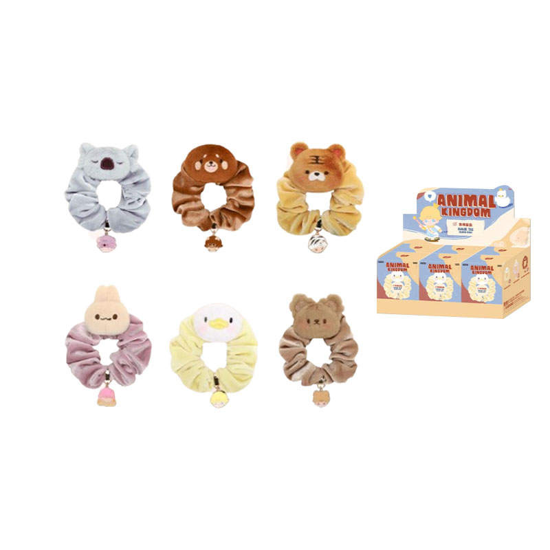 POP MART Dimoo Animal Kingdom Collection Hair Tie Mystery Boxes Single Mystery Box/Full Box 6 Pcs