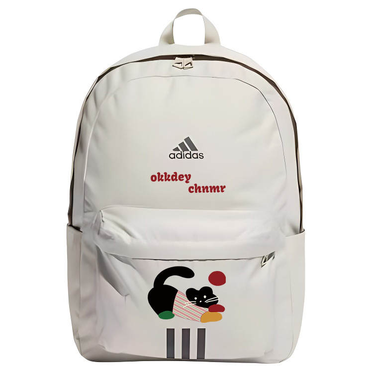 Adidas Adidas Fabric Ink Wash Dragon Backpack Regular Unisex Light Gray