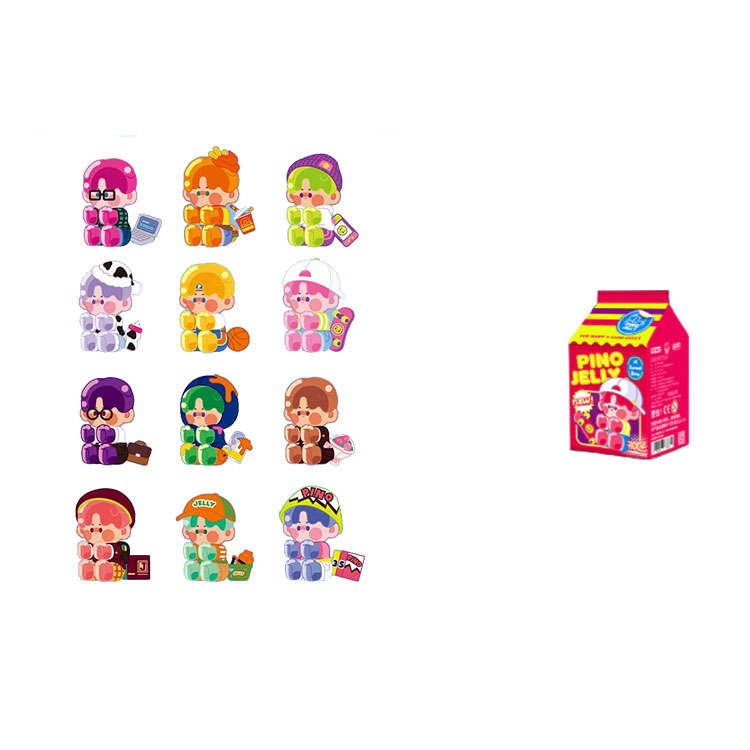 POP MART Pino Jelly Your Boy Collection Figure Mystery Boxes Single Mystery Box/2 Mystery Boxes/Whole Box 12 Pcs