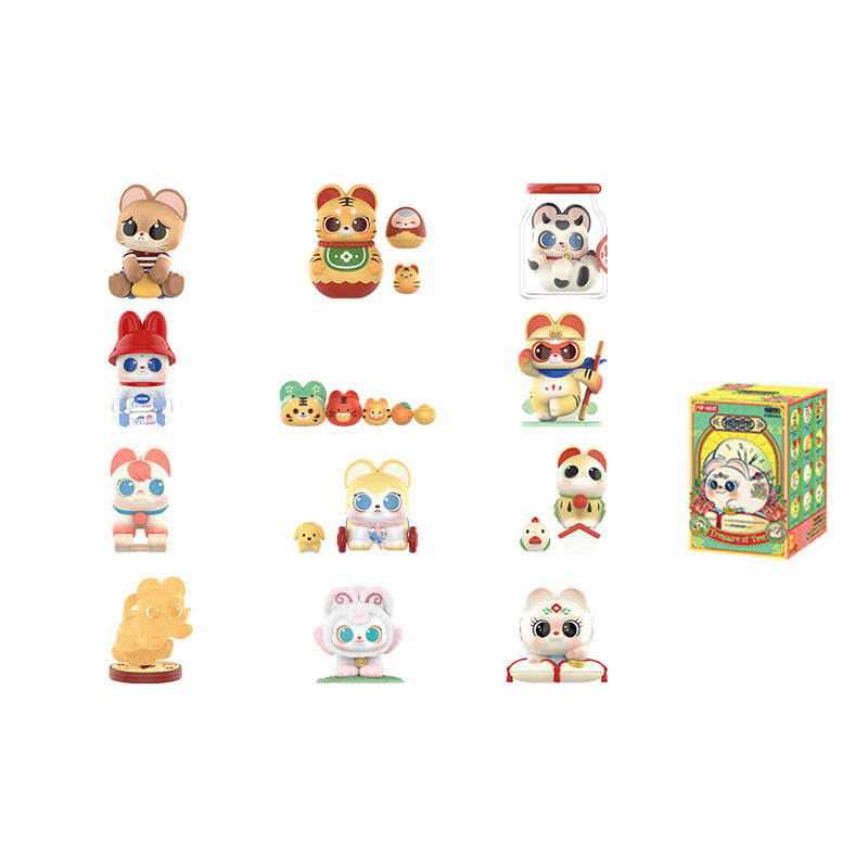 POP MART POP MART Full Of Blessing Mystery Boxes Single Mystery Box/Whole Box 12 Pcs