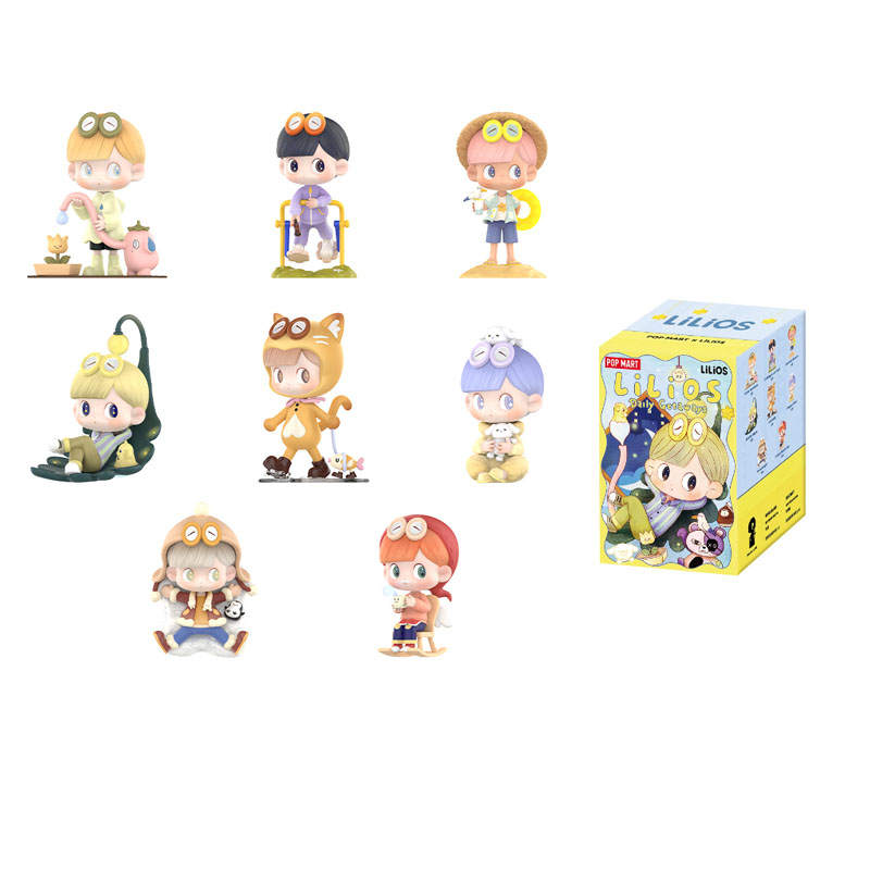 POP MART POP MART LiLiOS Everyday Micro Escape Collection Mystery Boxes Single Mystery Box/Full Box 8 Pcs