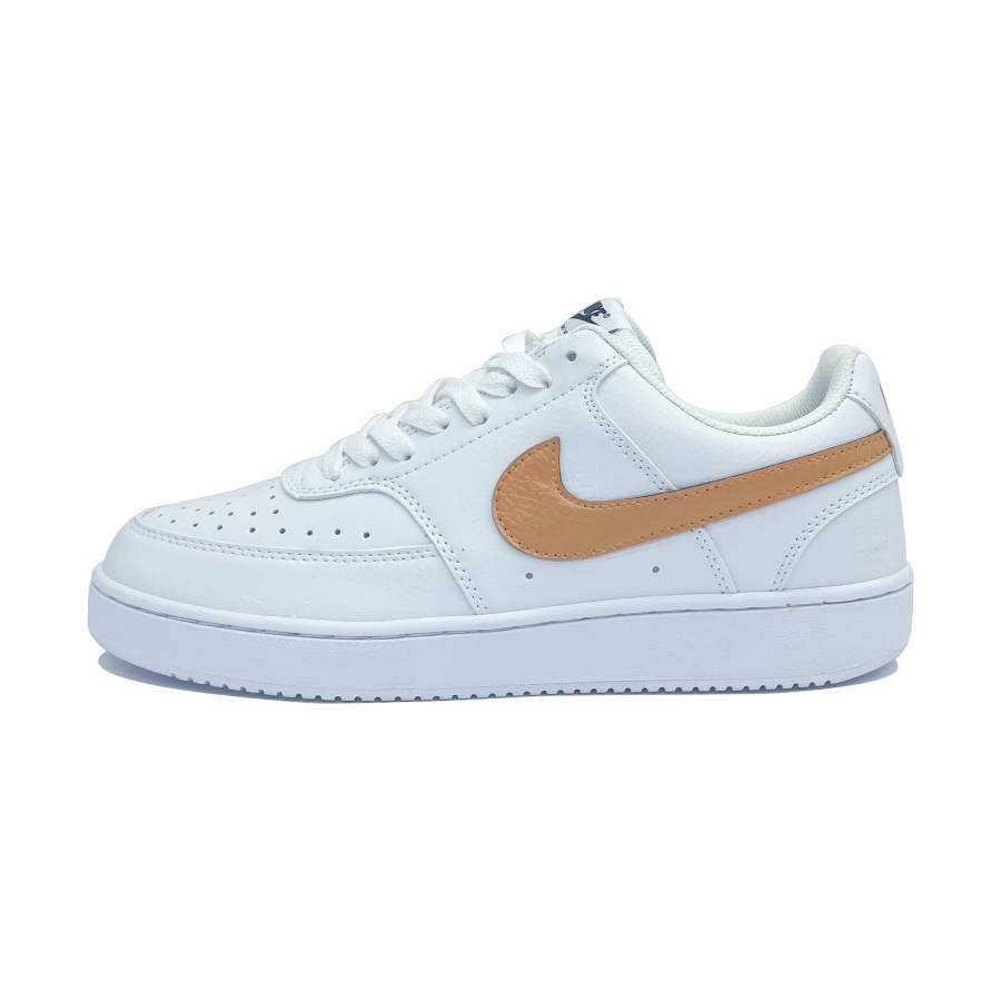 Nike Nike Court Vision 1 Orange Heart Orange Desire Cushioning, Wear Resistant Low top Skateboard Shoes Unisex White