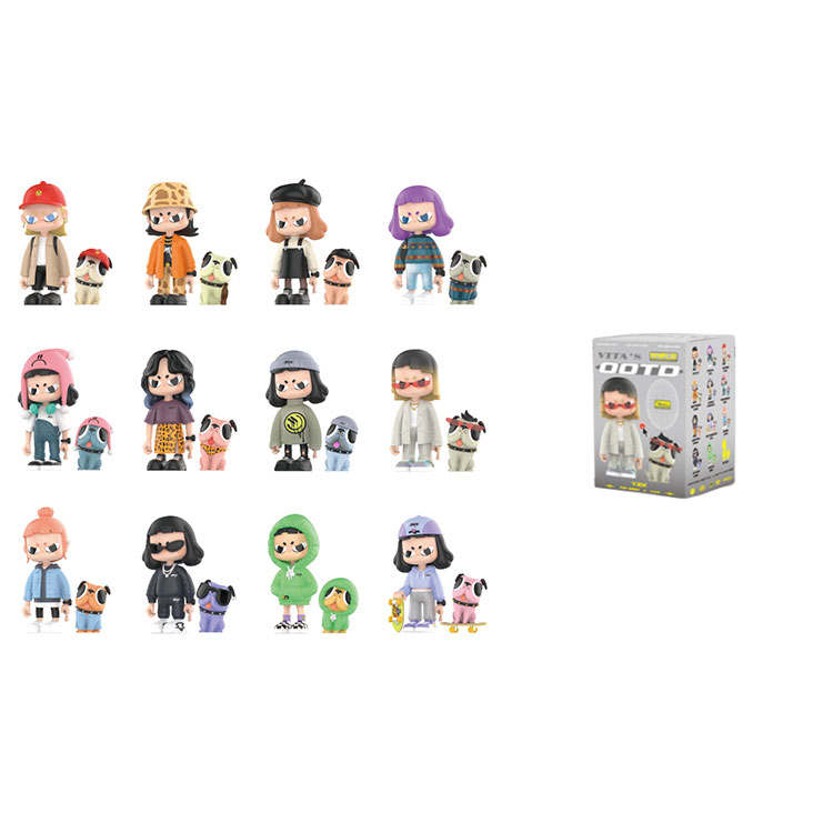 POP MART VITA Daily Wear Collection Mystery Boxes Single Mystery Box/Whole Box 12 Pcs