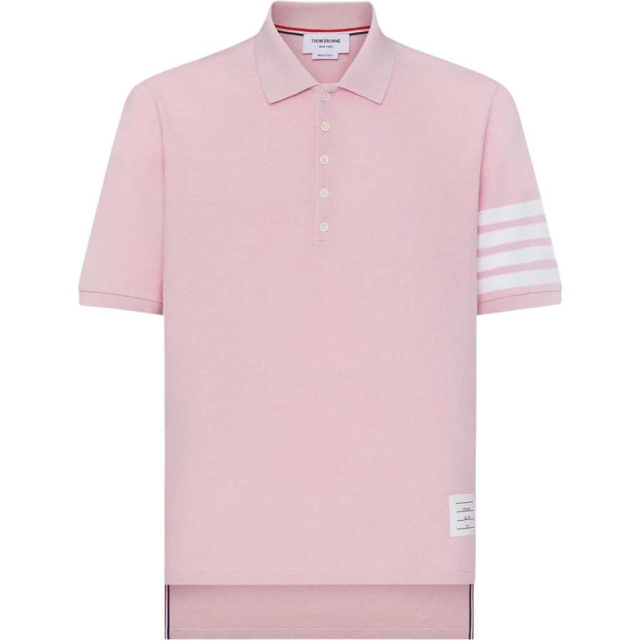 THOM BROWNE Thom Browne three-stripe polo shirt