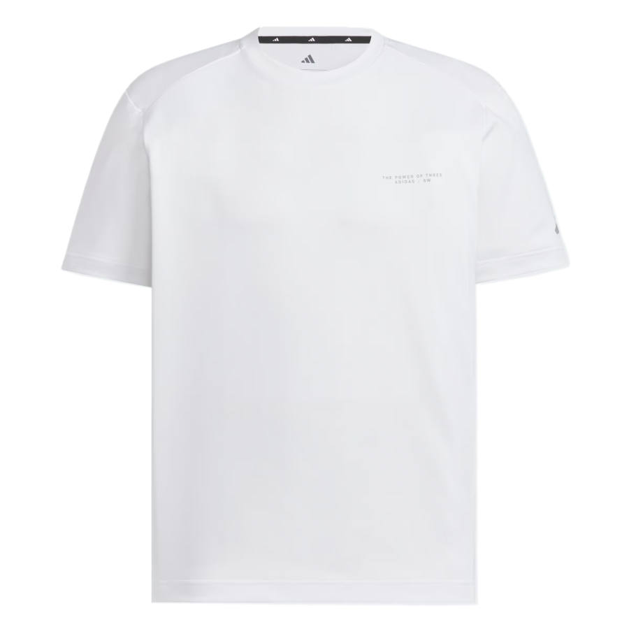 Adidas Adidas T Shirts Men's White Crew Neck Moderate