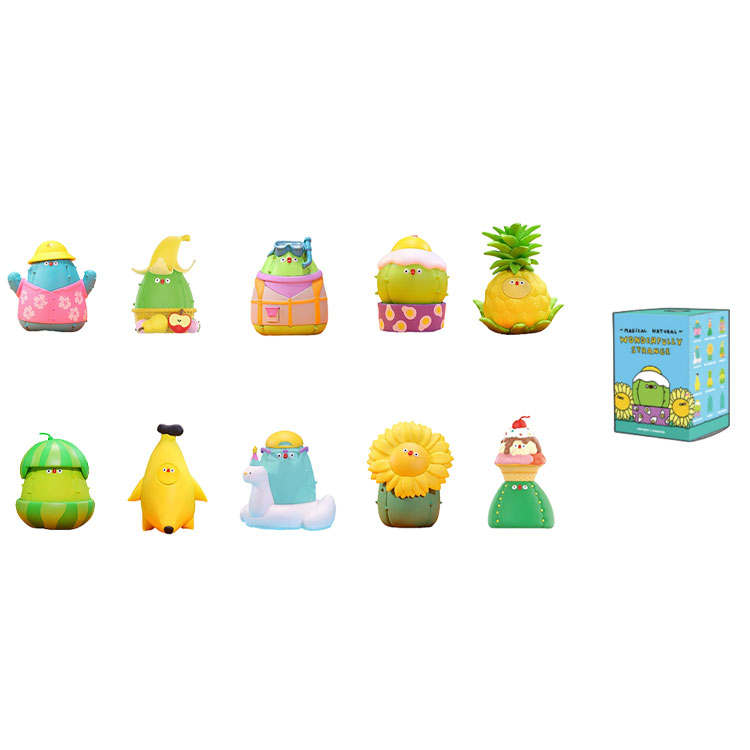 POP MART POP MART FLABJACKS Creativity Mini Plant Collection Mystery Boxes Single Mystery Box/Full Box 10 Pcs