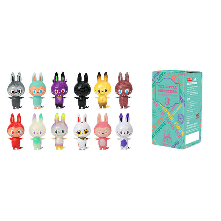 POP MART POP MART Mini ZIMOMO3 Collection Mystery Boxes Single Mystery Box/Whole Box 12 Pcs