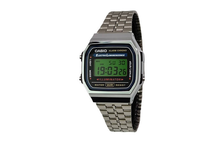 CASIO CASIO Custom Collection Quartz Movement Stainless Steel Strap Watch Men's Watches Black Dial