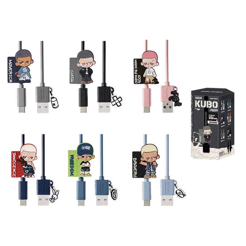POP MART POP MART KUBO JEANS Cable Mystery Boxes Single Mystery Box/Whole Box 12 Pcs