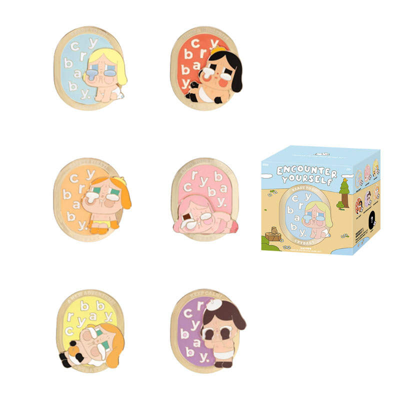 POP MART Run Into Myself Collection CRYBABY Mystery Boxes Single Mystery Box/Full Box 6 Pcs