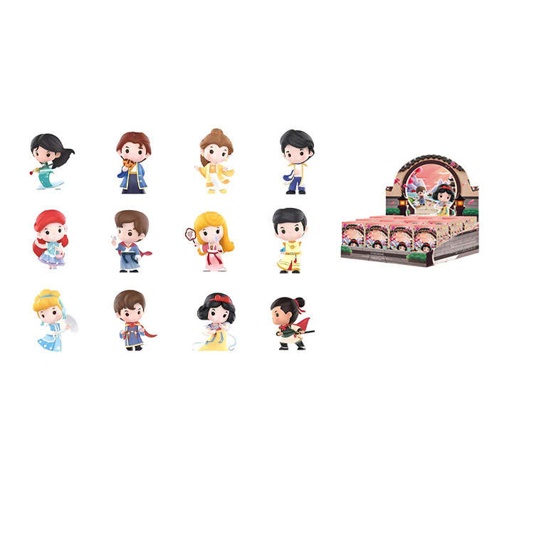 POP MART Disney Princess Hanfu Collection Mystery Boxes Single Mystery Box/Whole Box 12 Pcs