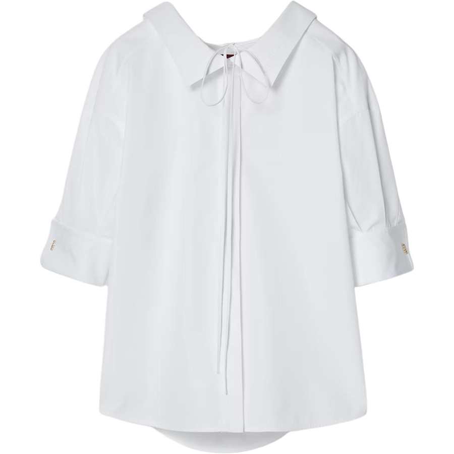 GUCCI Shirts Women's White V Neck Moderate