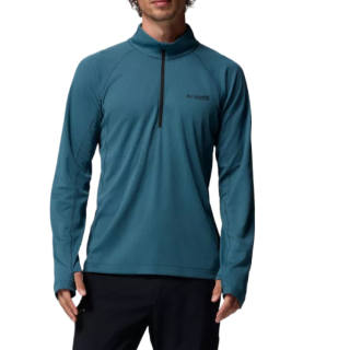 Columbia T Shirts Men's Blue Stand Collar Moderate Straight Fit