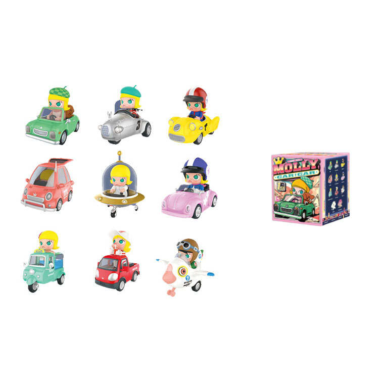 POP MART POP MART Molly Magic Kaká Collection Figure Mystery Boxes Single Mystery Box/2 Mystery Boxes/Full Box 9 Pcs