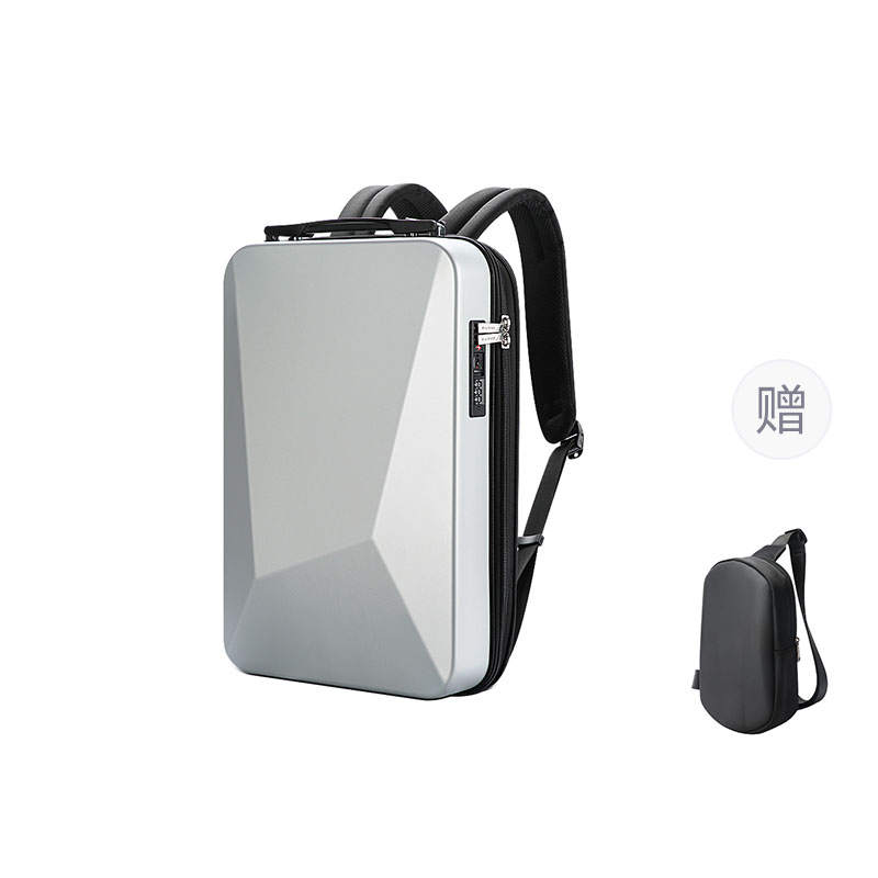 BOPAI BOPAI PC, Fabric Hard Shell Laptop Backpack Large Men's Black