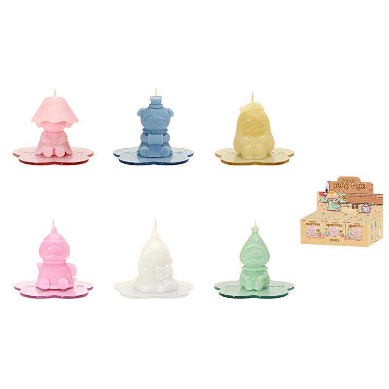 POP MART Pucky Elf Stay at Home Collection, Aromatherapy Mystery Boxes Single Mystery Box/Full Box 6 Pcs