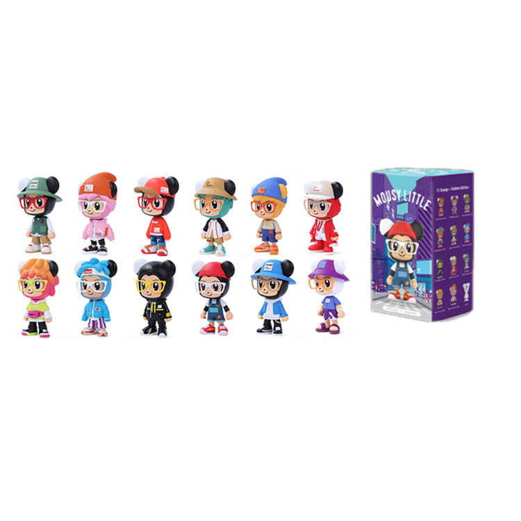 POP MART POP MART Little Mouse Trendy Generation Collection Mystery Boxes Single Mystery Box/Whole Box 12 Pcs