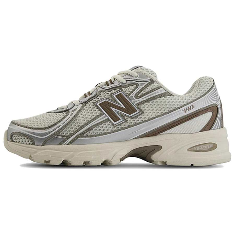 New Balance New Balance NB 740 V2 Low top Running Shoes Unisex Beige Silver