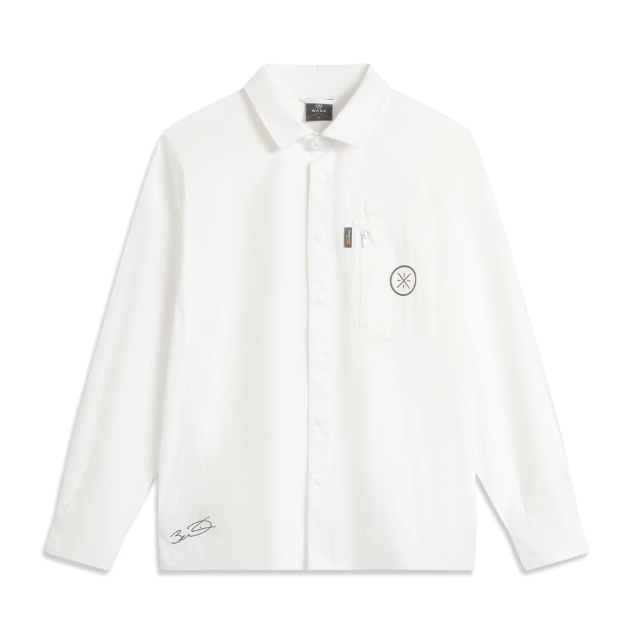 Li-Ning Li Ning Jackets Men's Standard White Lapel Moderate Other